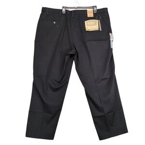 NWT Foundry Black Chino Pants Mens 48x30 Big & Tall Wrinkle Free Comfort Stretch